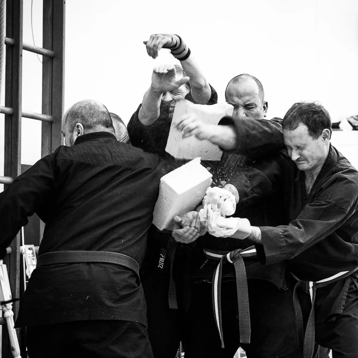 Olgun Tiltay in Tameshiwari seminar - Shuhari Self Defence